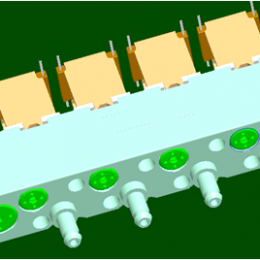 汽车腰部支撑、按摩阀